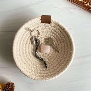 Hematite Mala Keychain | Bag Charm | Mala Accessories